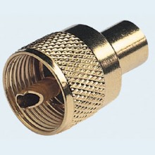 PL259 Connector Gold Plated Twist On For RG58
